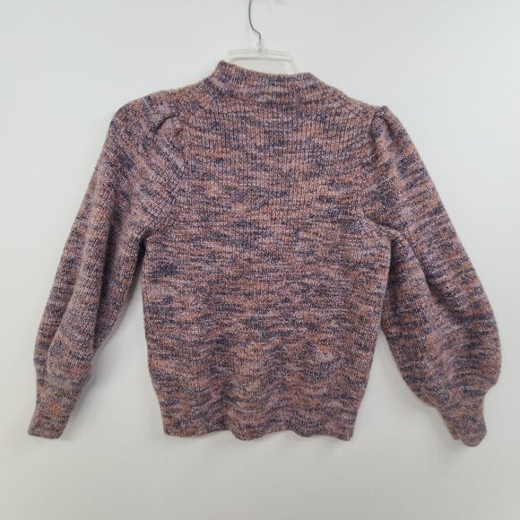 Madewell Space-Dyed Eaton Puff-Sleeve Pullover Sweater  Size XS - Picture 5 of 12